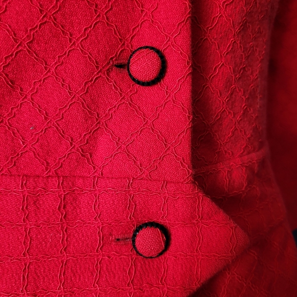 Vintage Lagerfeld red blazer holt renfrew - Picture 2 of 8